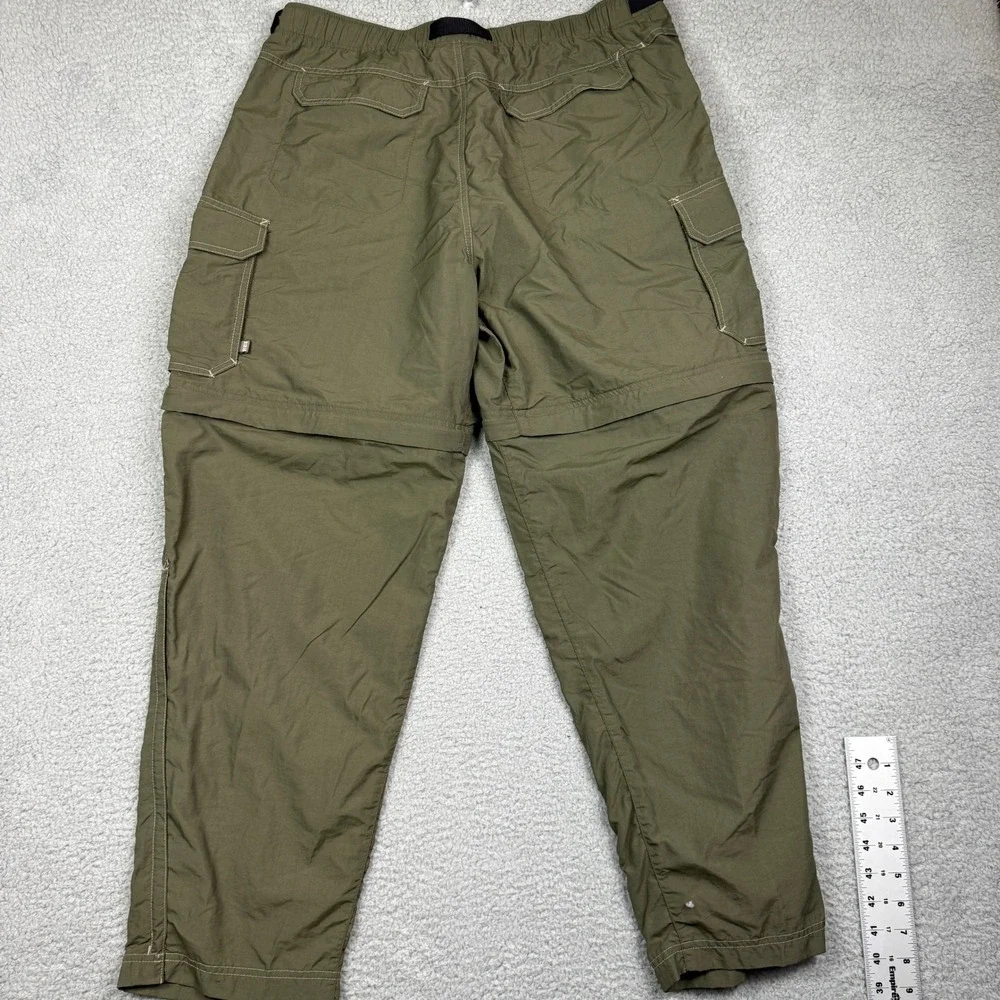 REI Mens Olive Green Convertible‎ Hiking Pants Size L 30